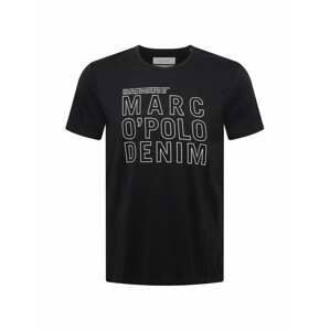 Marc O'Polo DENIM Tričko  černá / bílá