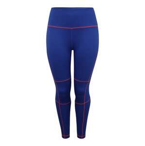 Reebok Sport Sportovní kalhoty  kobaltová modř / světle červená