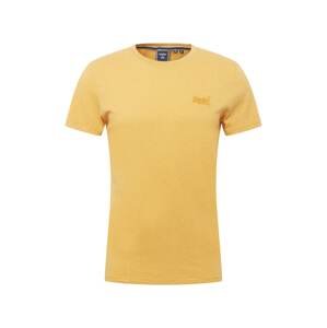 Superdry T-Shirt  žlutý melír