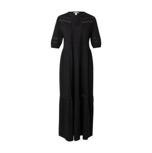 EDC BY ESPRIT Košilové šaty  černá