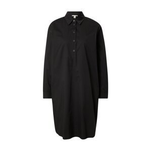 EDC BY ESPRIT Košilové šaty  černá