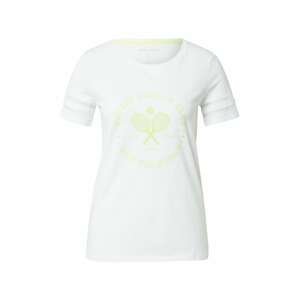 ESPRIT SPORT Funkční tričko  bílá / světle zelená