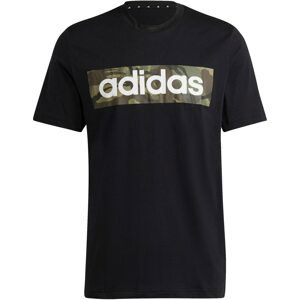 ADIDAS PERFORMANCE Funkční tričko  černá / zelená / hnědá / bílá