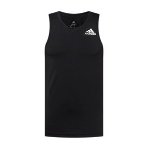 ADIDAS PERFORMANCE Funkční tričko  černá / bílá