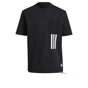 ADIDAS PERFORMANCE Funkční tričko  černá / bílá