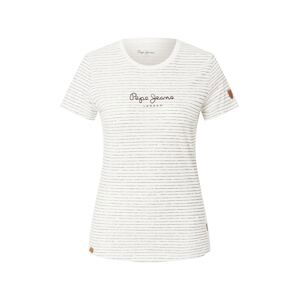 Pepe Jeans Tričko 'MAHSA'  černá / offwhite