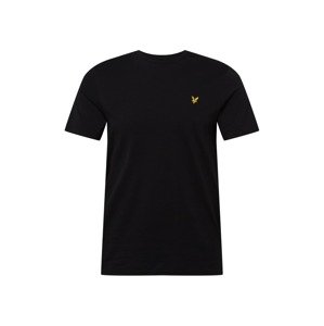 Lyle & Scott Tričko 'Plain'  žlutá / černá