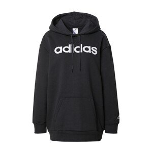 ADIDAS SPORTSWEAR Sportovní mikina  černá / bílá