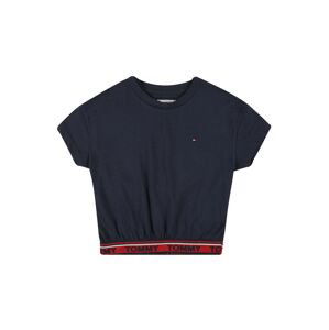 TOMMY HILFIGER Tričko  noční modrá / červená / bílá