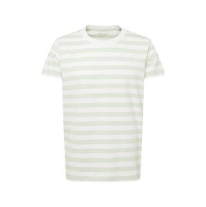 ESPRIT Tričko  pastelově zelená / bílá
