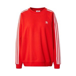 ADIDAS ORIGINALS Mikina  červená / bílá