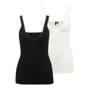 Vero Moda Tall Top 'LENA'  černá / bílá