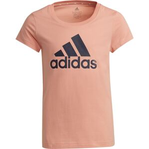 ADIDAS SPORTSWEAR Funkční tričko  meruňková / černá