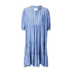 SISTERS POINT Košilové šaty 'IBON'  modrá / bílá