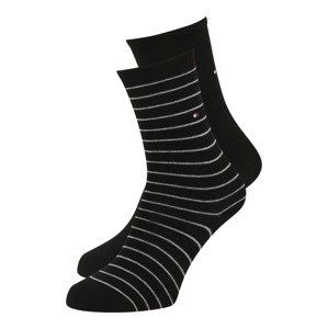 TOMMY HILFIGER Ponožky  černá / bílá / červená / šedá