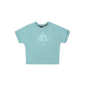 ADIDAS PERFORMANCE Funkční tričko  světlemodrá / bílá