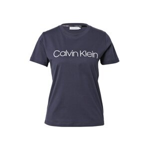 Calvin Klein Tričko  marine modrá / bílá