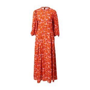 Hofmann Copenhagen Šaty 'Carly'  pink / oranžová / tmavě oranžová / bílá / černá