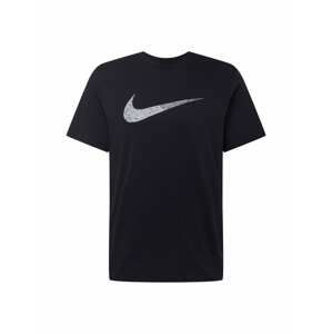 Nike Sportswear Tričko  černá / šedá / světle šedá