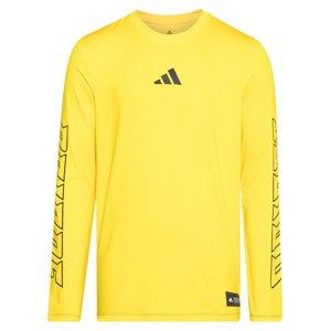ADIDAS PERFORMANCE Funkční tričko  žlutá / antracitová