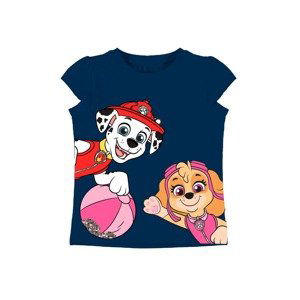 NAME IT Tričko 'Paw Patrol'  safírová / koňaková / bílá / pink / žlutá