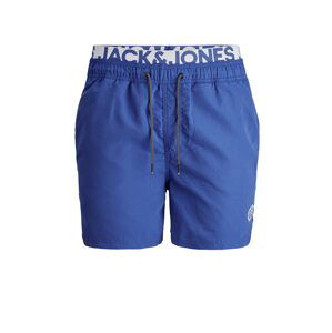 JACK & JONES Šortky 'Bali'  královská modrá / bílá