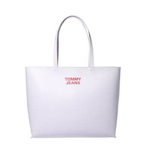 Tommy Jeans Nákupní taška  bílá / červená