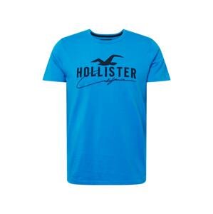 HOLLISTER Tričko  modrá / noční modrá