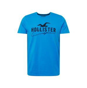 HOLLISTER Tričko  modrá / noční modrá