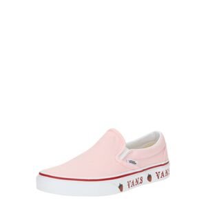 VANS Slip on boty 'UA Classic'  růžová / bílá / červená