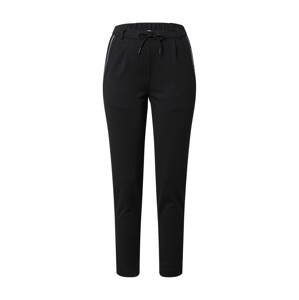 Calvin Klein Jeans Kalhoty se sklady v pase  černá / bílá