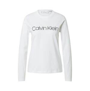 Calvin Klein Tričko  černá / bílá