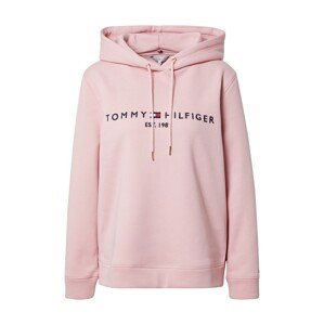 TOMMY HILFIGER Mikina  tmavě modrá / bílá / červená / světle růžová