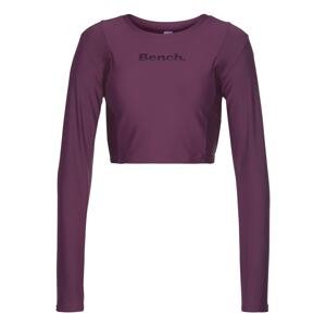 BENCH Funkční tričko  fialová / bílá