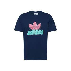 ADIDAS ORIGINALS Tričko 'Funny Dino'  námořnická modř / nefritová / světle růžová / černá