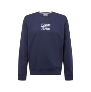 Tommy Jeans Mikina  námořnická modř / červená / bílá