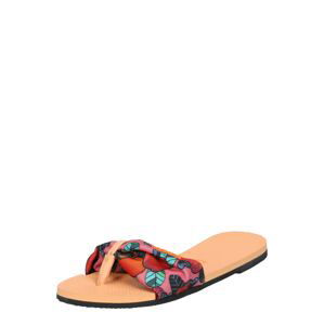 HAVAIANAS Žabky 'YOU SAINT TROPEZ'  broskvová / mix barev