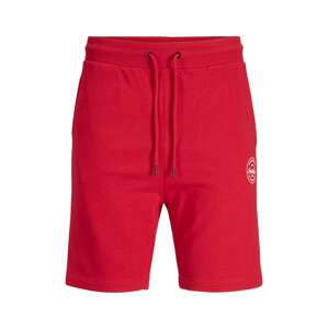 Jack & Jones Junior Kalhoty 'Shark'  bordó / bílá