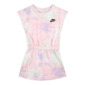 Nike Sportswear Šaty  bílá / růžová / světle fialová