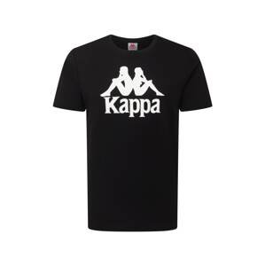KAPPA Funkční tričko 'Caspar'  černá / bílá