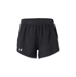 UNDER ARMOUR Sportovní kalhoty  černá / bílá