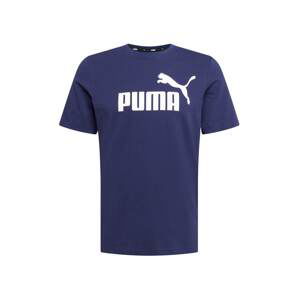 PUMA Funkční tričko  marine modrá / bílá