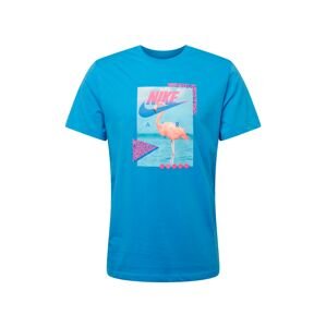 Nike Sportswear Tričko  modrá / pink / světlemodrá