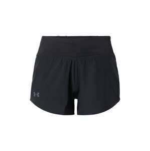 UNDER ARMOUR Sportovní kalhoty 'Speedpocket'  kouřově šedá / černá