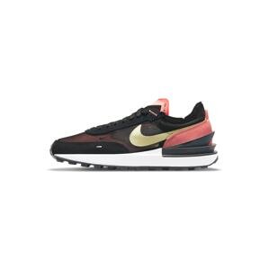 Nike Sportswear Tenisky 'Waffle One'  černá / lososová / zlatá