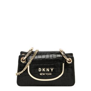 DKNY Taška přes rameno 'FAITH'  černá / zlatá