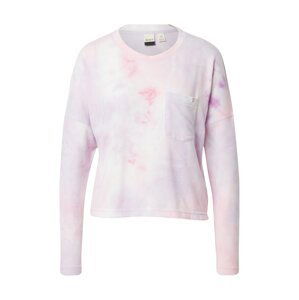ROXY Sweatshirt 'SUNSHINE SPIRIT'  pink / bílá