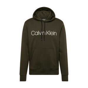 Calvin Klein Mikina  khaki / bílá