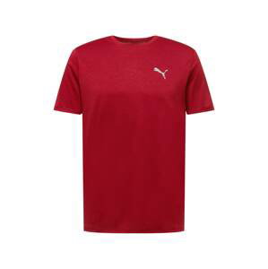 PUMA Funkční tričko  karmínově červené