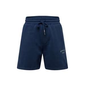 JACK & JONES Kalhoty 'TOBIAS'  marine modrá / bílá